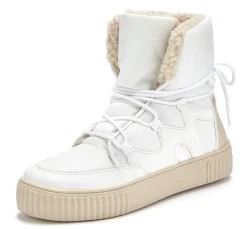Stiefeletten|Stiefel|LASCANA Winterboots weiß