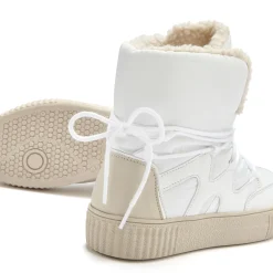 Stiefeletten|Stiefel|LASCANA Winterboots weiß