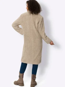 Mäntel|heine Wintermantel in Teddy-Qualität sand