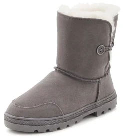 Stiefel|LASCANA Winterstiefel grau