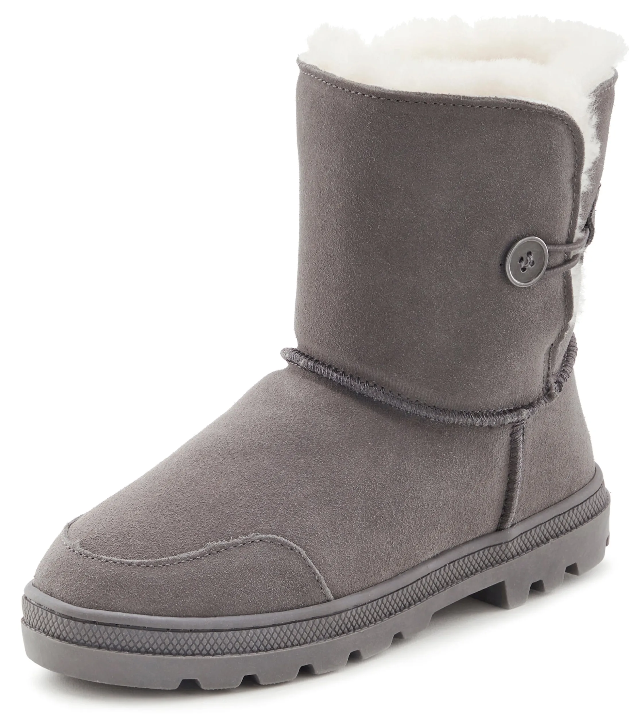 Stiefel|LASCANA Winterstiefel grau
