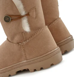 Stiefel|LASCANA Winterstiefel camelfarben