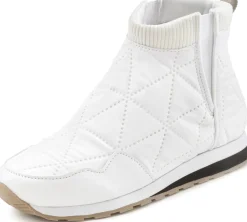 Stiefeletten|Stiefel|Vivance Winterstiefelette weiß