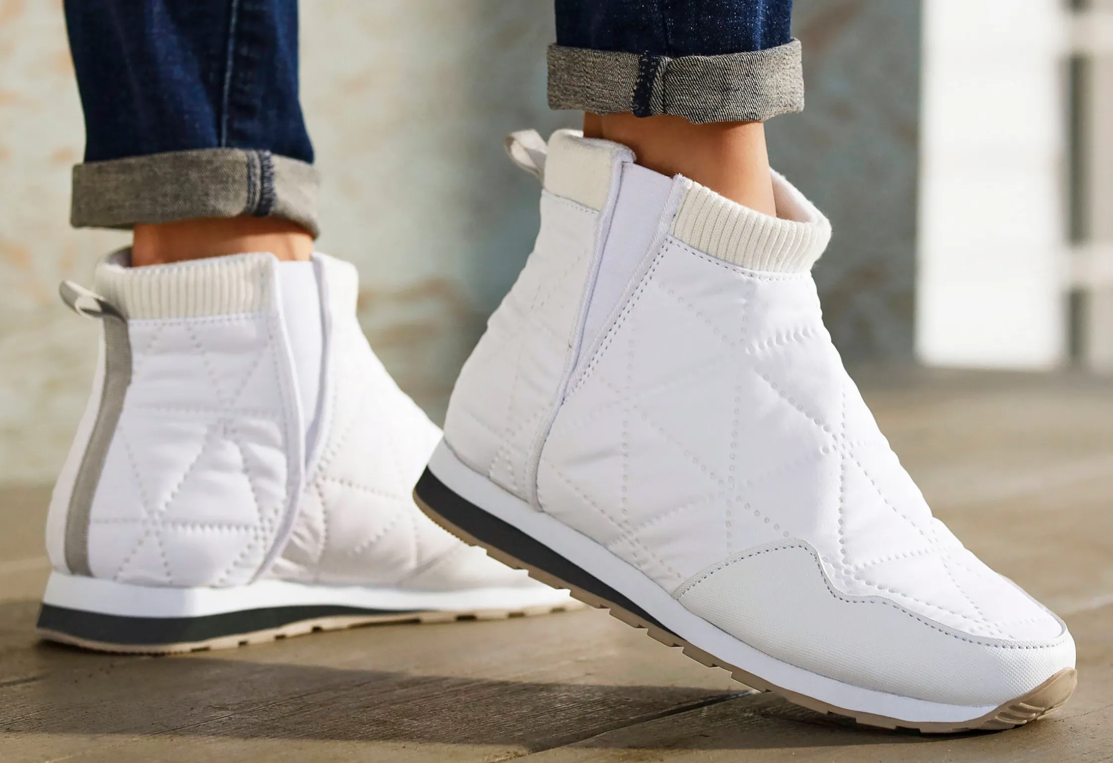 Stiefeletten|Stiefel|Vivance Winterstiefelette weiß