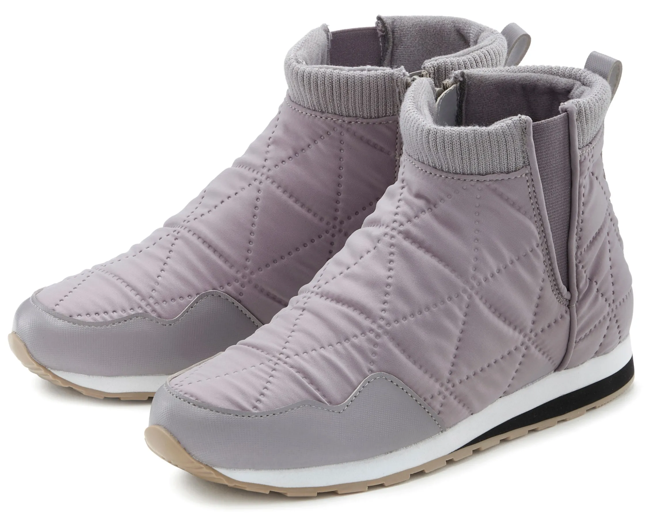 Stiefeletten|Stiefel|Vivance Winterstiefelette grau