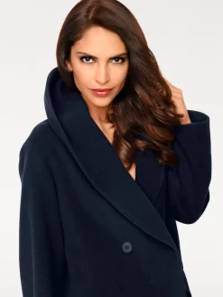 Jacken|heine Woll-Jacke marine