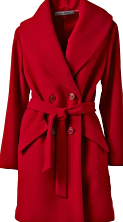 Jacken|heine Woll-Jacke rot