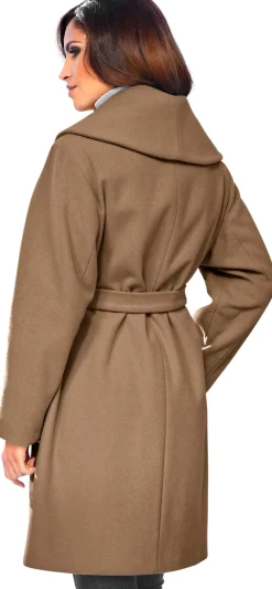 Jacken|heine Woll-Jacke camel