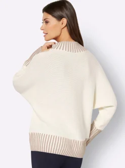 Pullover| Wollpullover ecru-sesam