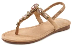 Zehentrenner|LASCANA Zehentrenner beige