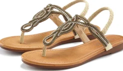 Zehentrenner|LASCANA Zehentrenner beige