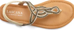 Zehentrenner|LASCANA Zehentrenner beige