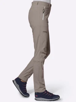Hosen| Zip-off-Hose mit 2 Tragevarianten taupe